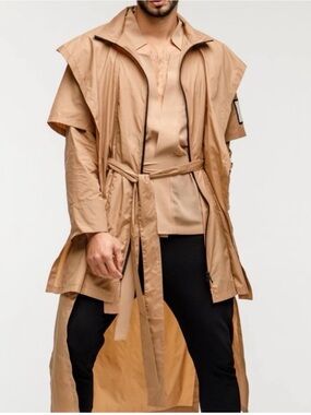 ORTTU Guru Tan Raincoat Size L
